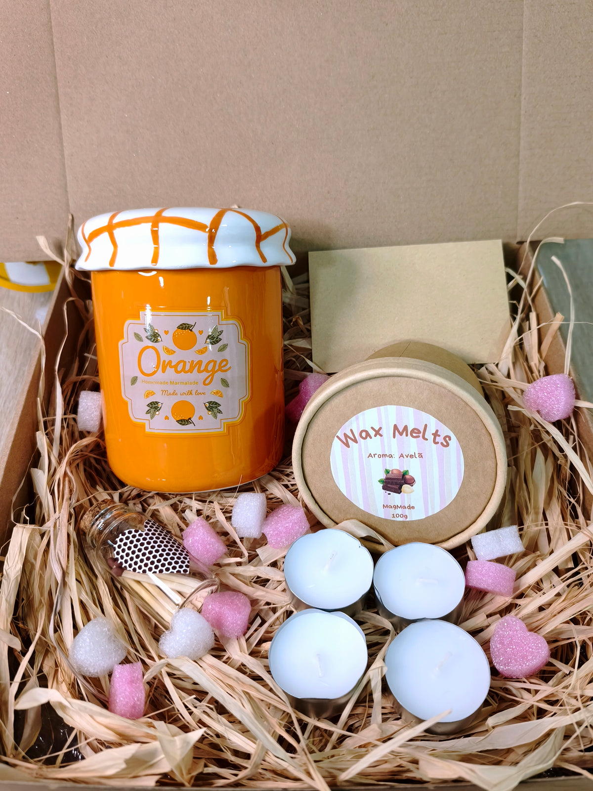 Kit Queimador Compota Laranja